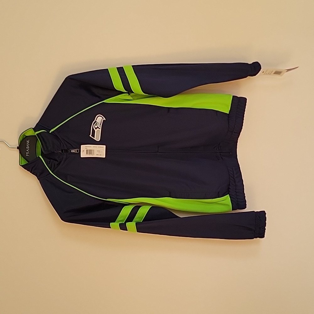 NWT Seattle Seahawks Women's Small Track Jacket - Picture 2 of 4